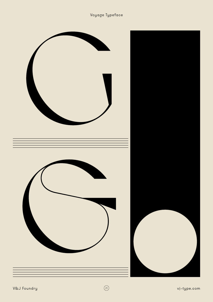 Font typography design