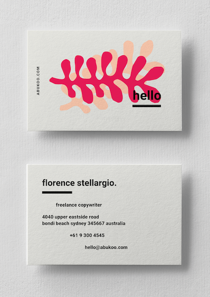 Graphic Business Card Template