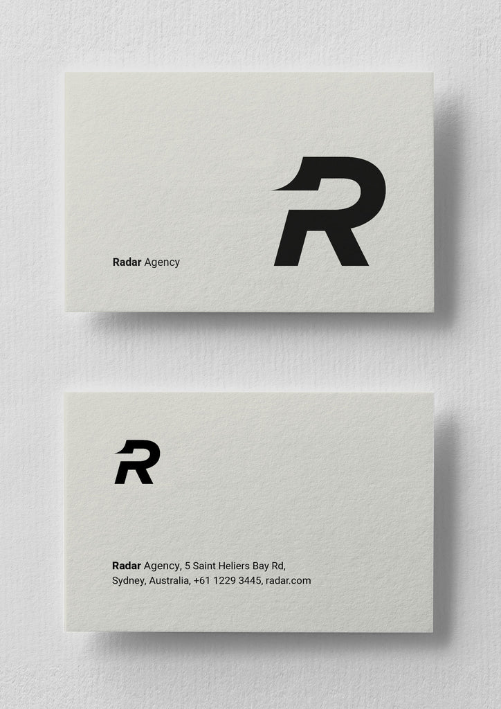 Business Card Design Ideas | Graphic R Monogram
