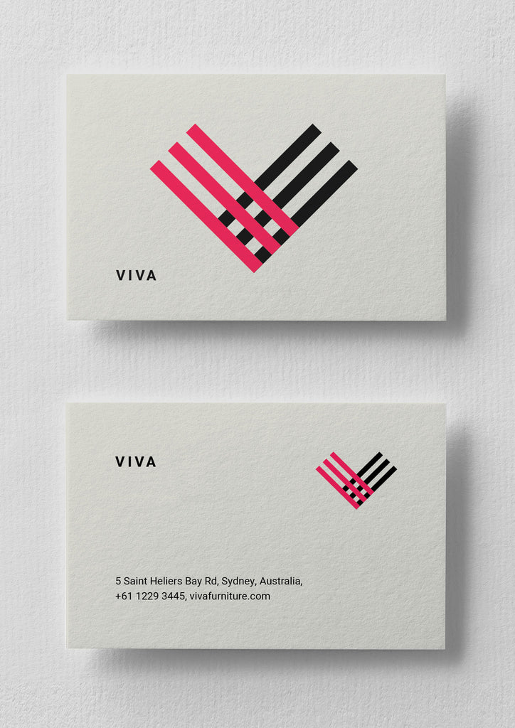 Business Card Design Ideas | V Logo 
