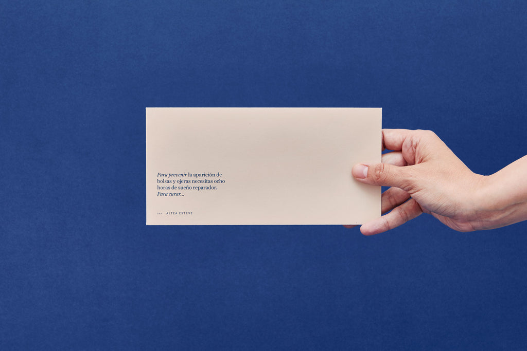 simple minimal envelope design for Altea Esteve 