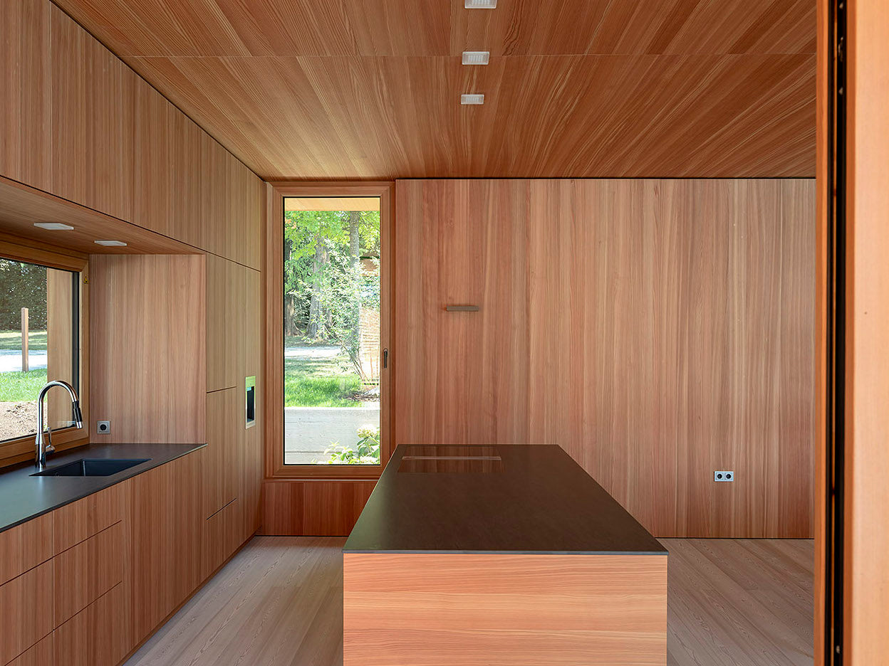 mid-century interior design timber