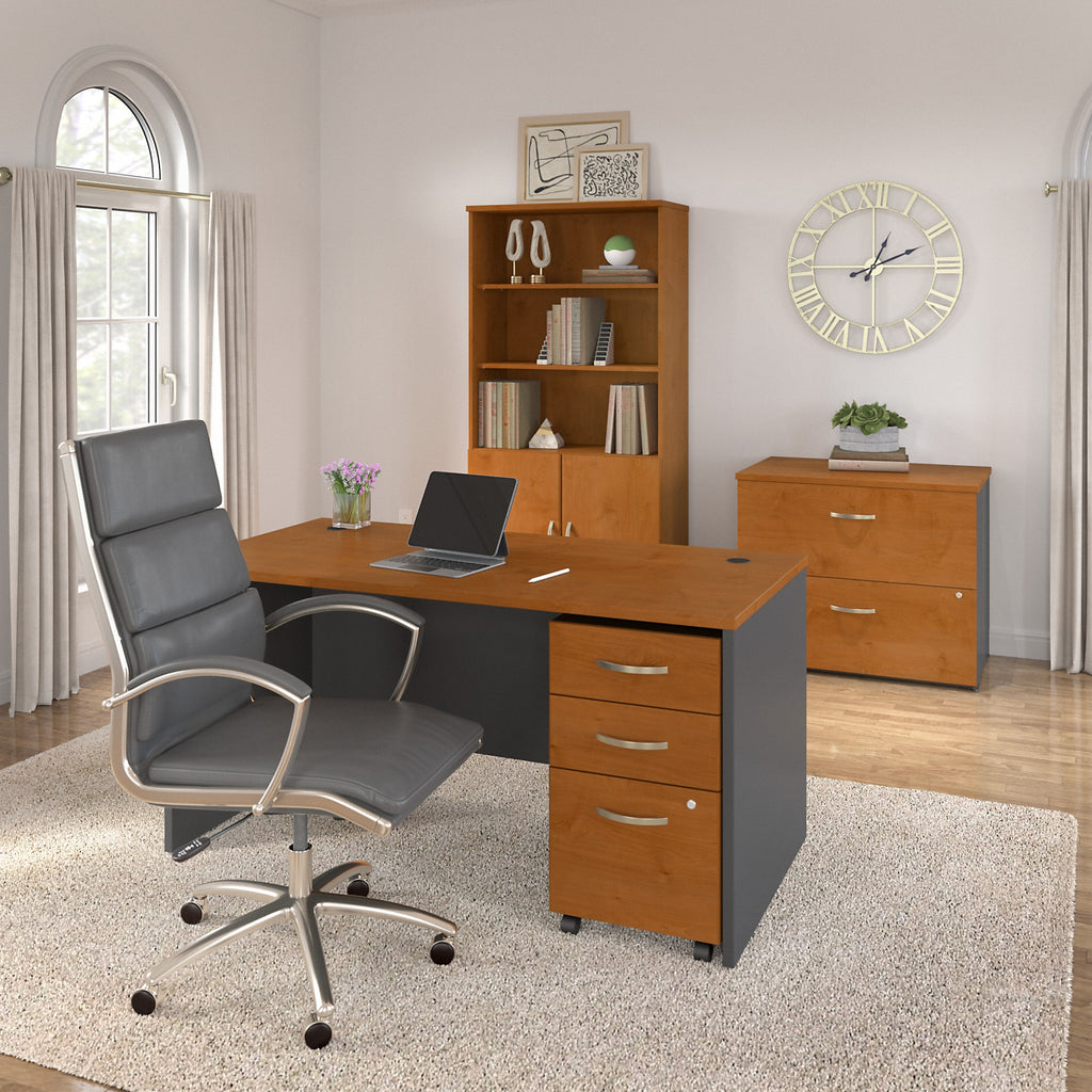 natural cherry lateral file cabinet