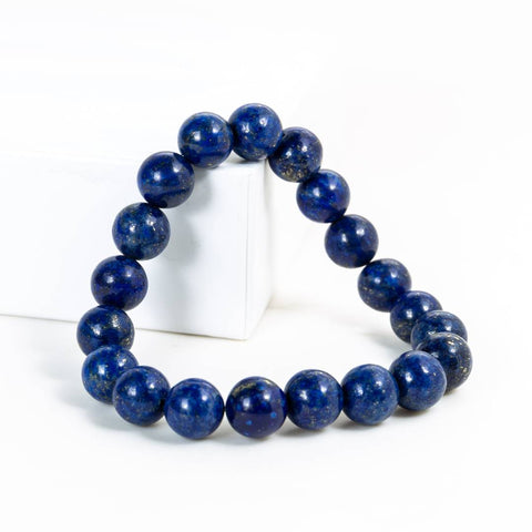 Bracelet en perle de lapis lazuli