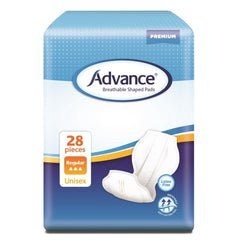 Advanced breathable shaped pads