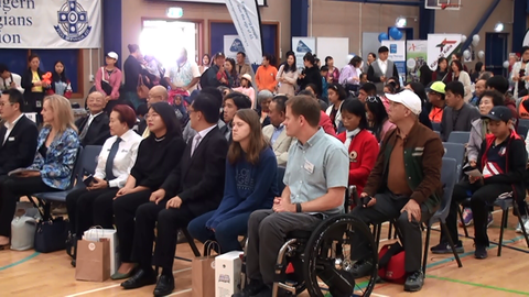 crowd at disability and age-friendly awareness day 2019