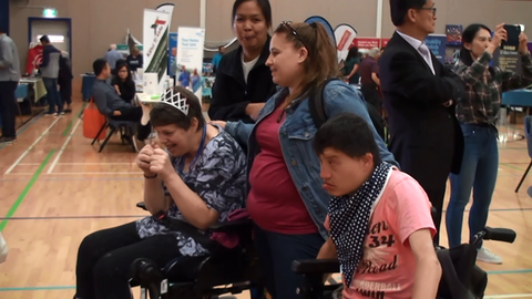 group of people enjoying themselves at disability and age-friendly awareness day 2019