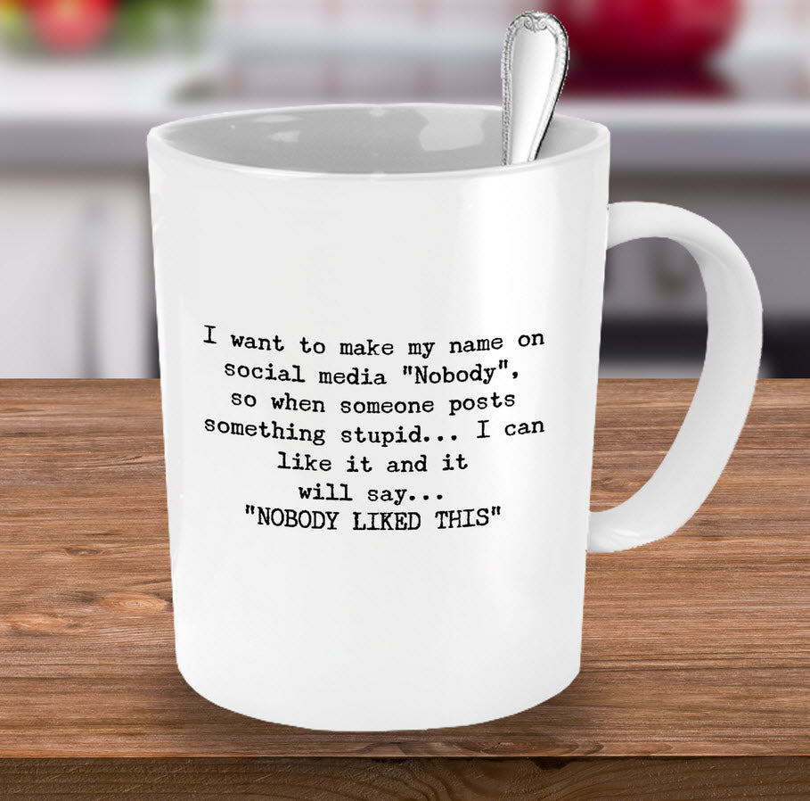 Adult Humor Coffee Mug - Funny Coffee Mug For Women Or Men - "I Want T