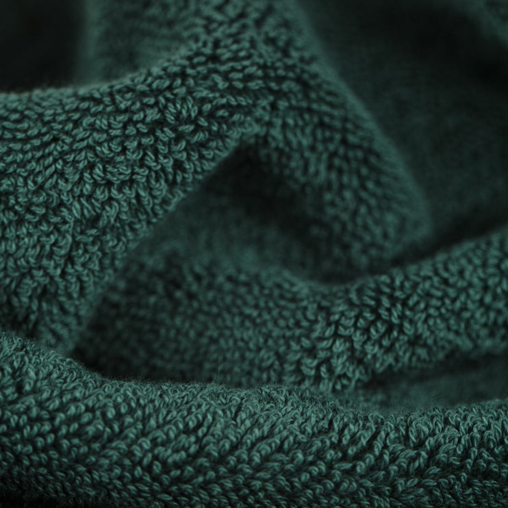 Gemischtes Handtuch Set Salema, Dunkelgrün, 100% Supima Baumwolle | URBANARA Baumwoll-Handtücher