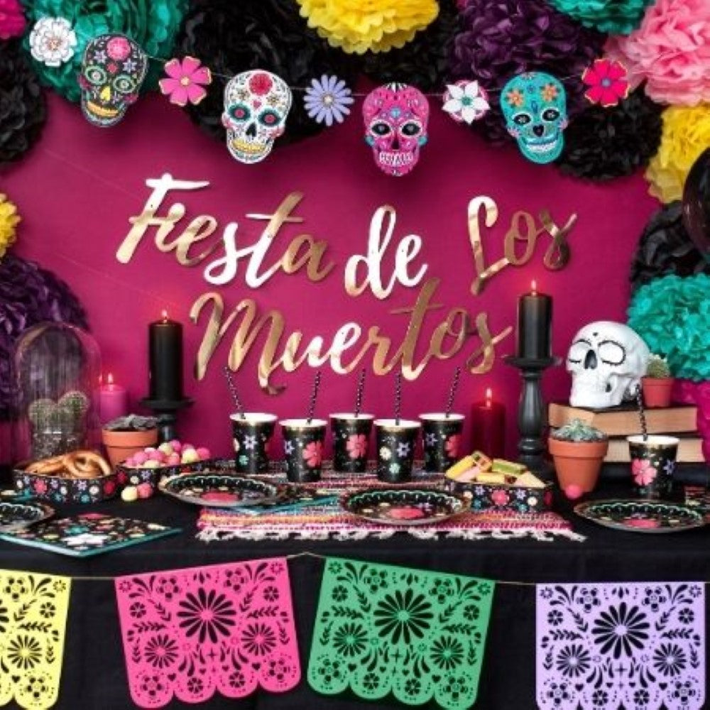Day of the Dead Garland I Day of the Dead Party Supplies I My Dream Party Shop UK