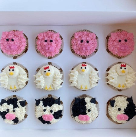 Farm Party Animal Cupcakes I Farm Party Ideas Blog I My Dream Party Shop UK