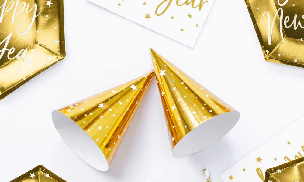 Gold Party Hats I New Years Eve Party Accessories I My Dream Party Shop