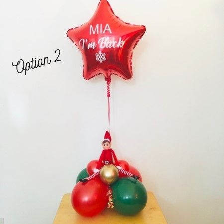 Option 2 Naughty Elf Balloons I My Dream Party Shop Ruislip