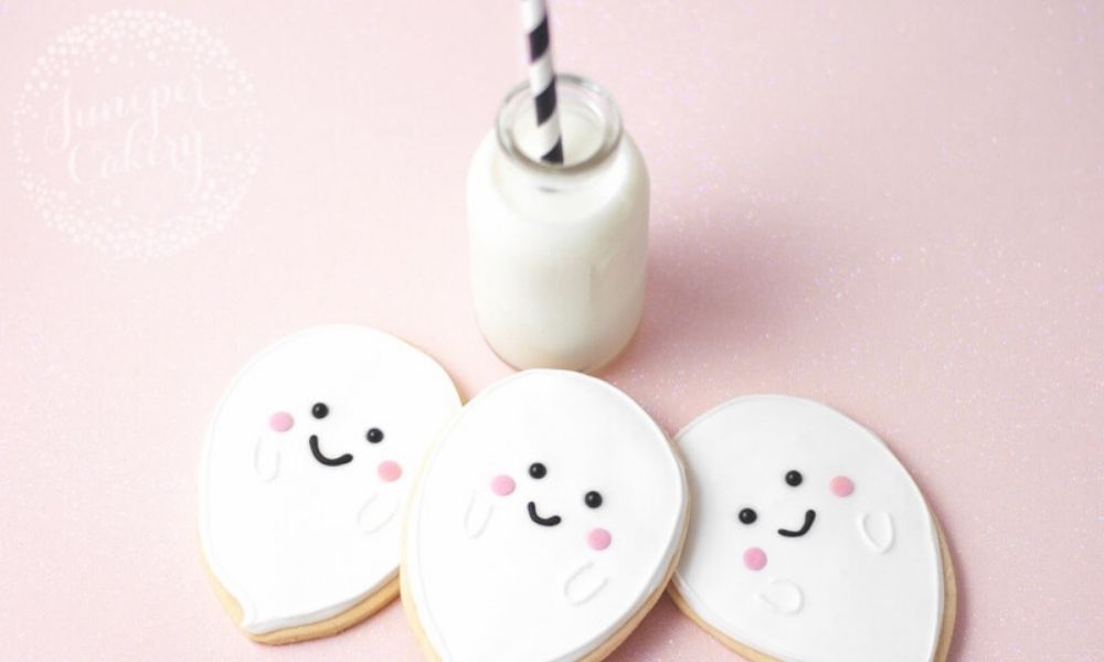 Ghost Cookies  I Juniper Bakery I Halloween Party Ideas During Covid I My Dream Party Shop