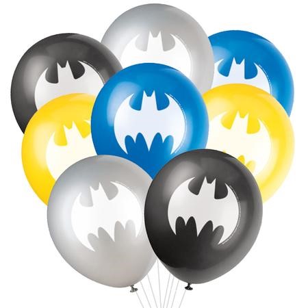 Batman Logo Latex Balloons I Super Hero Balloons UK