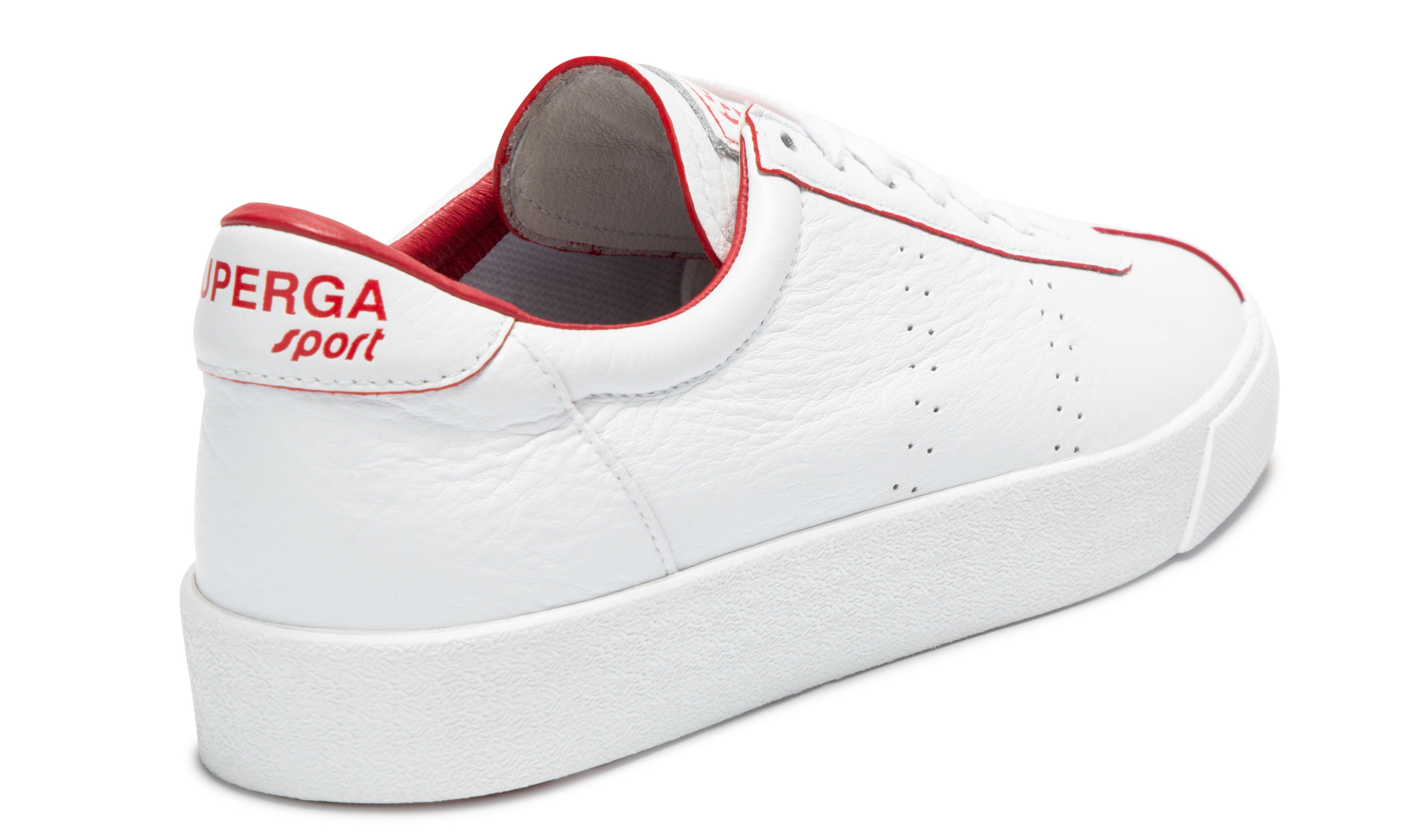 superga 2843 clubs comfleau white red