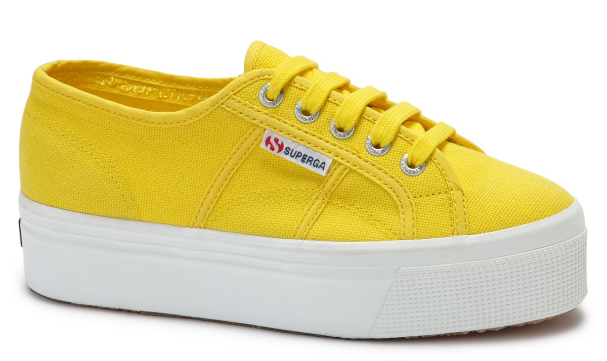 superga yellow platform