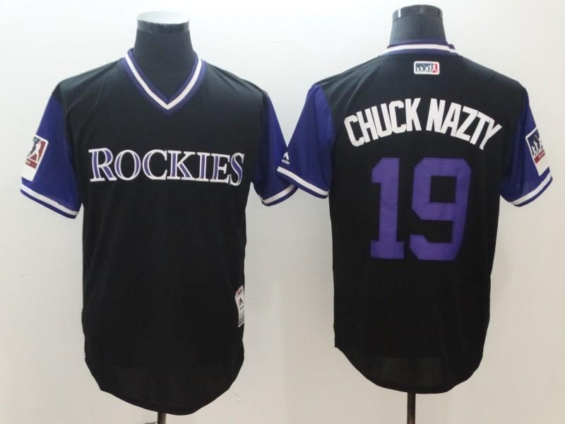 Men Stitched Jersey Charlie Blackmon 