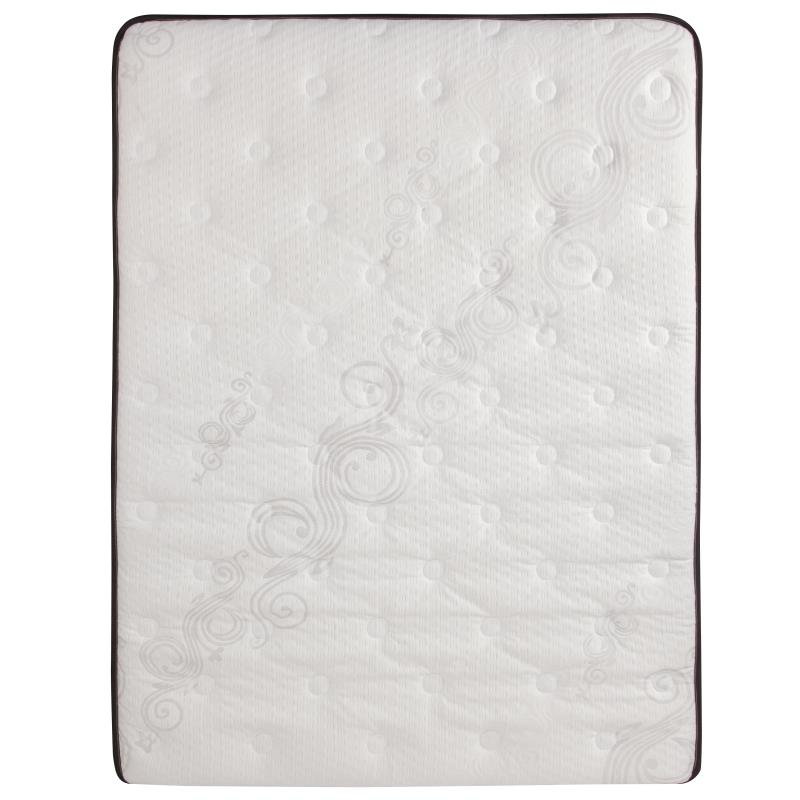 Drowsy King InstaBed In A Box 12 Inch CertiPUR-US Certified Memory Foam Pocket Spring Mattress