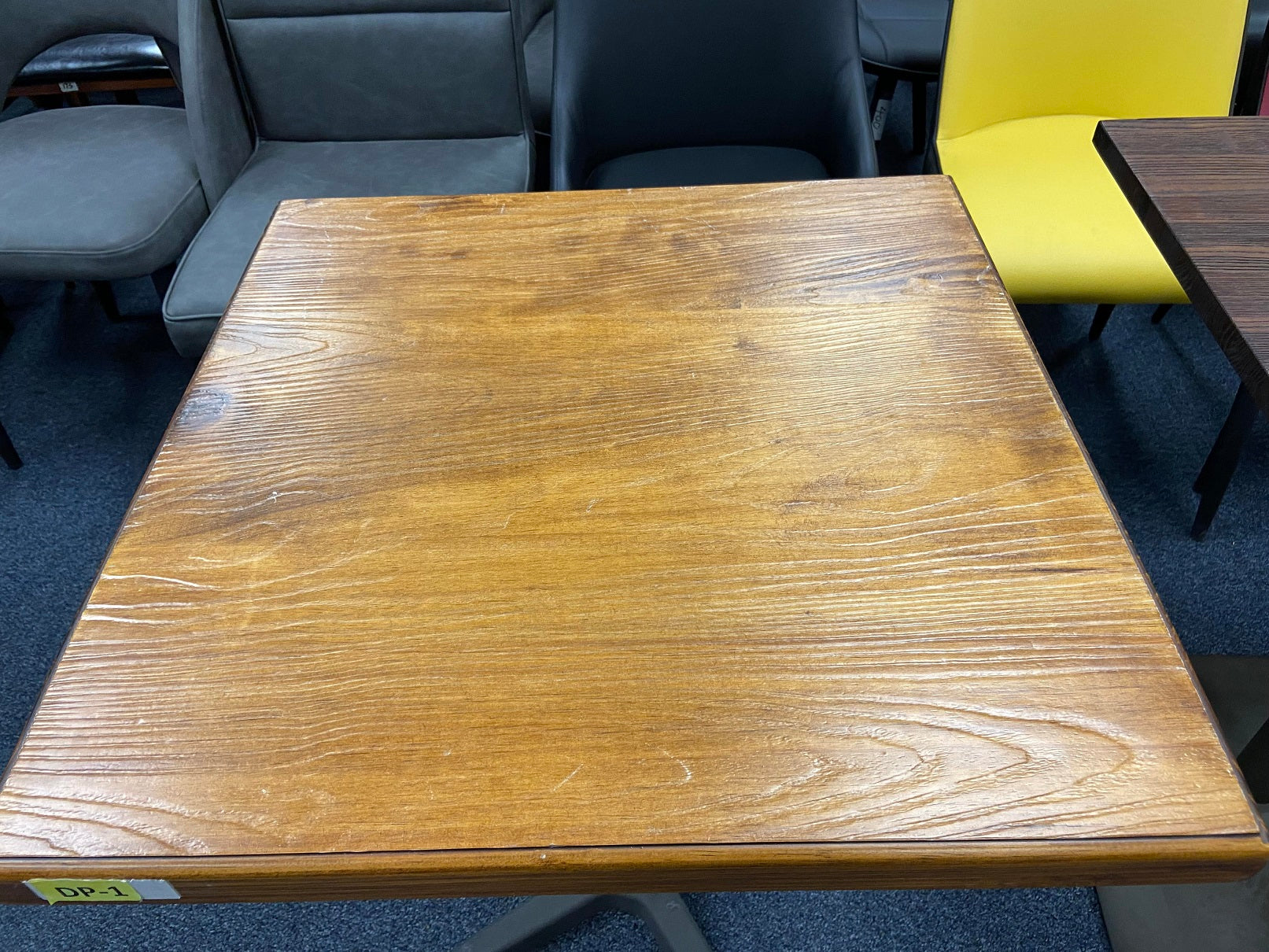 Golden Walnut Pine Restaurant Table Tops