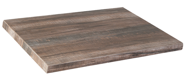 Weathered Ceramic Barn Board Restaurant Table Top In-Outdoor