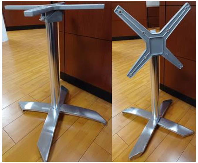 Aluminum Folding Space Saver Table Base