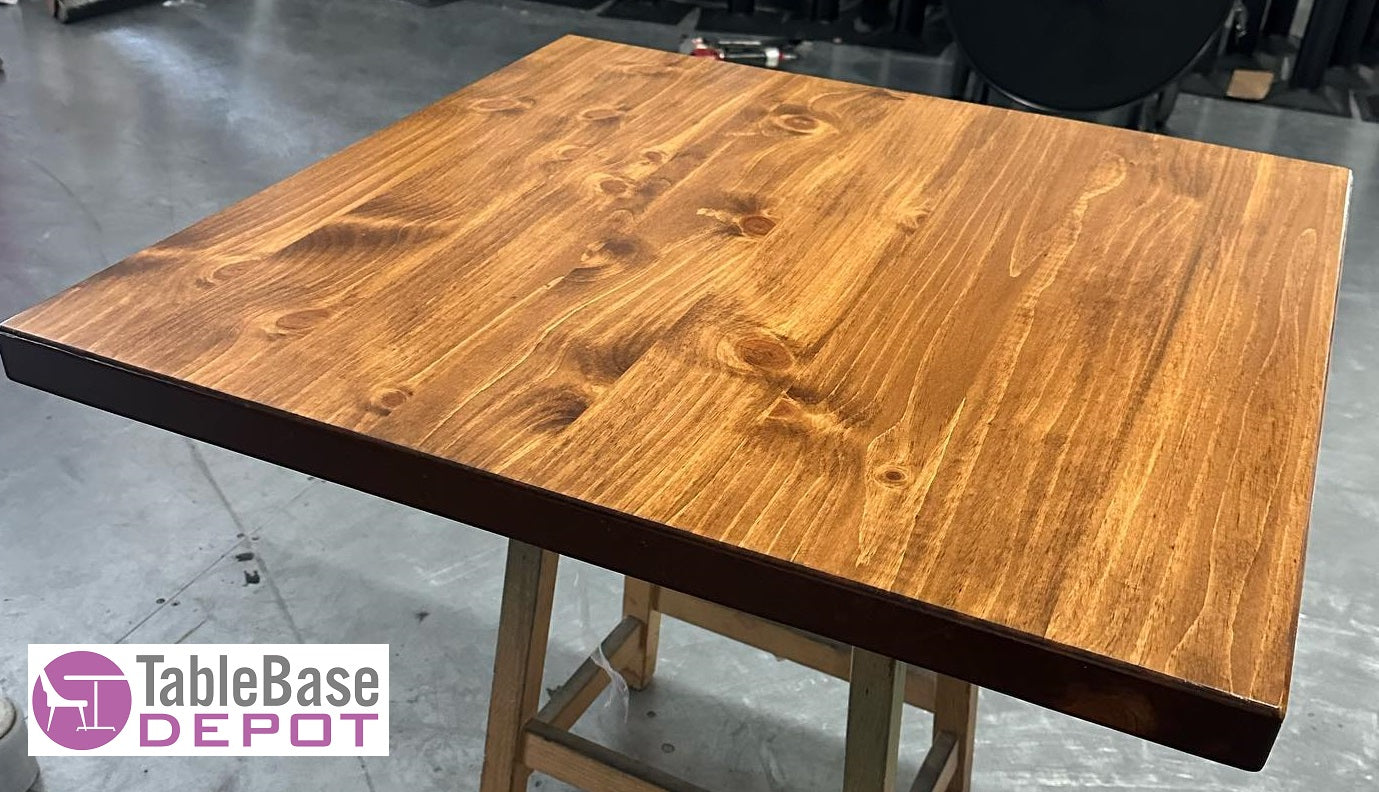 Midwest Pine Restaurant Table Tops