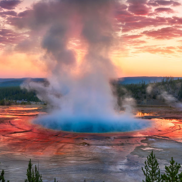 Canva Yellowstone geyser Image