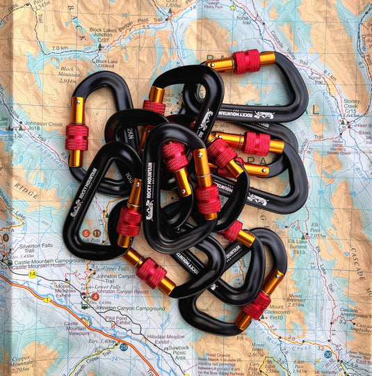 Trailblazer Mini Paracord SF Carabiners Five Piece