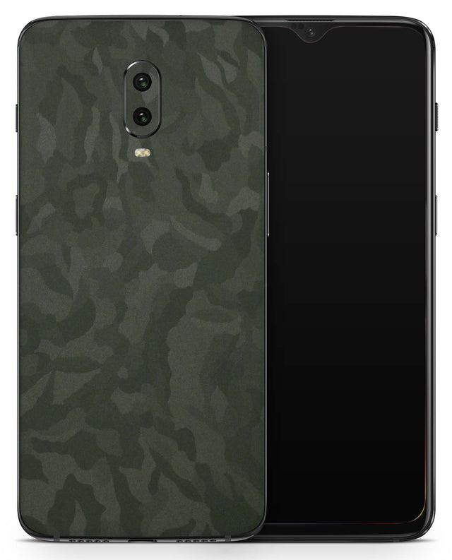Oneplus 6t Green Camo Skin Without Logo
