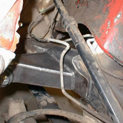 chevy 350 motor mount bracket