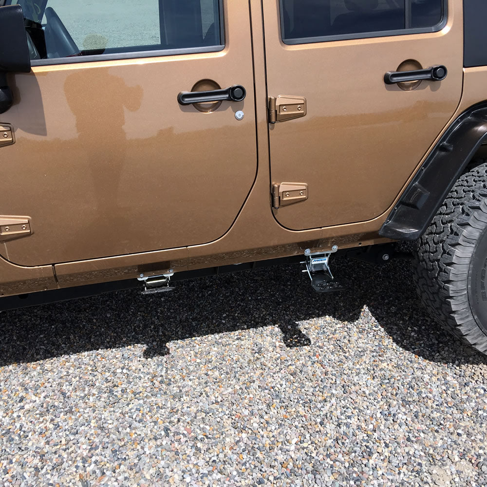 Hide A Step: Powder Coated (Rear Door) for Jeep Wrangler JK (2007-2018 –  .E.