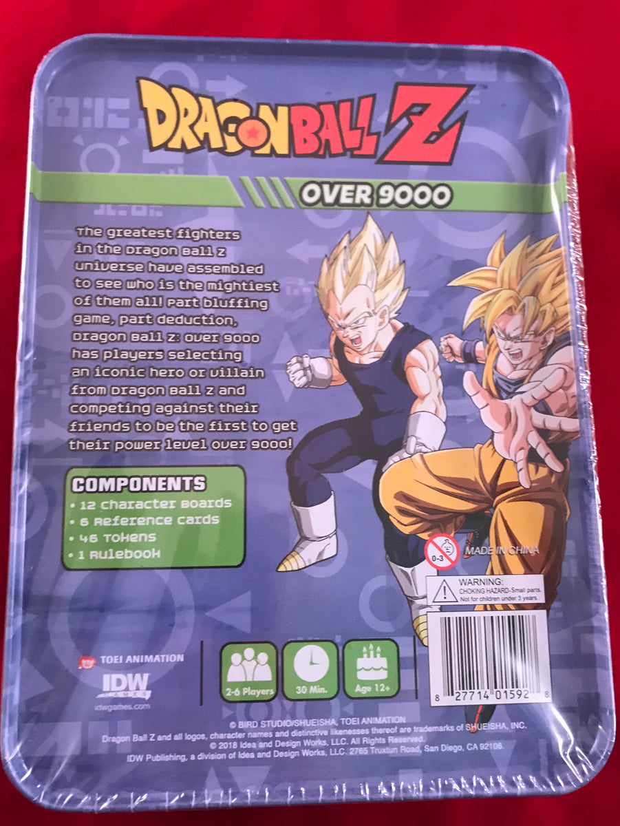 Dragonball Z Over 9000 Card Game Tin | Kickstarted Games