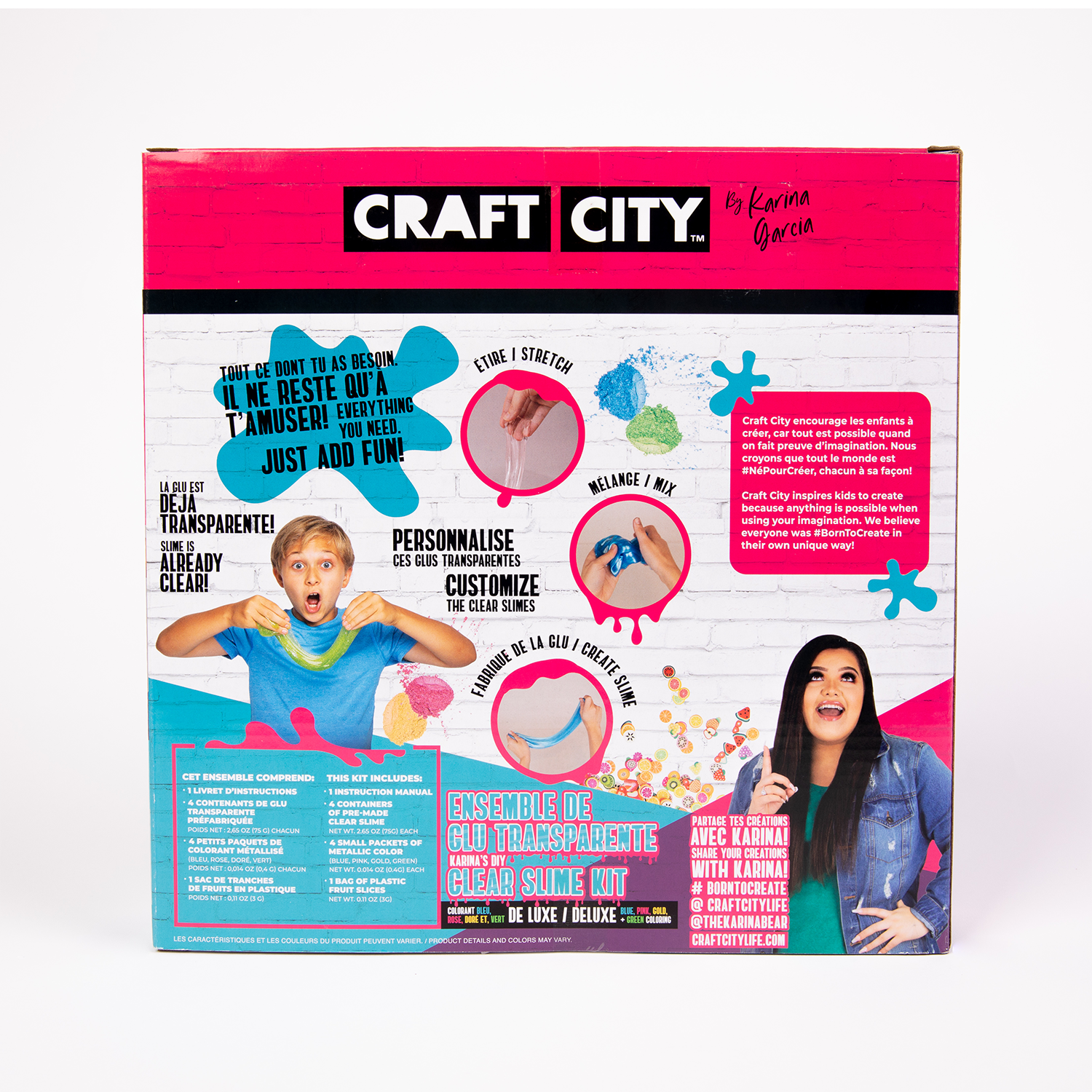 Toysrus Canada Exclusive Diy Clear Slime Kit Craft City