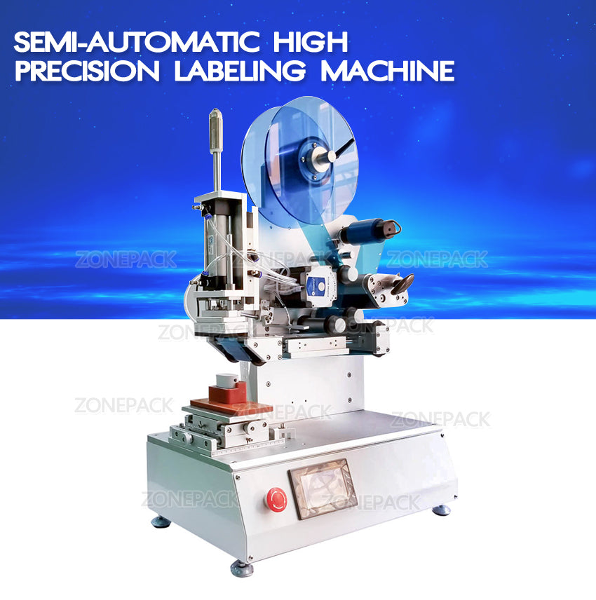 ZONESUN XL-T807 High Precision Semi Automatic Flat Surface Labeling Machine