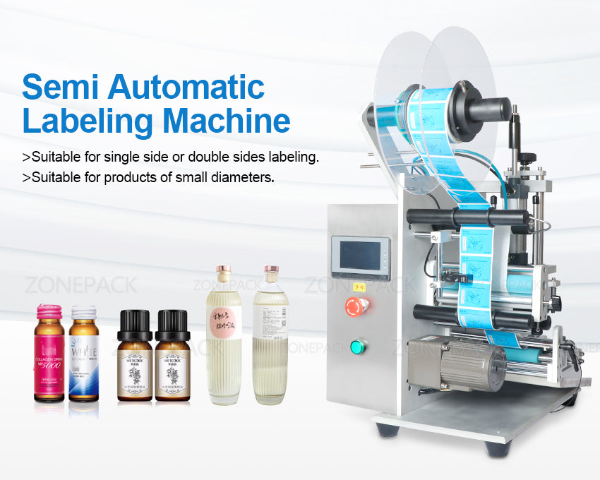 round bottle labeling machine