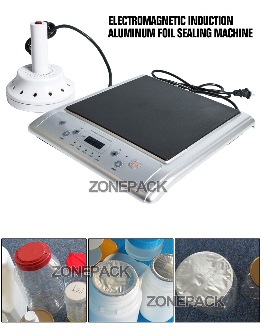 ZONESUN GLF-500L Micro Electromagnetic Induction Aluminum Foil Sealing Machine