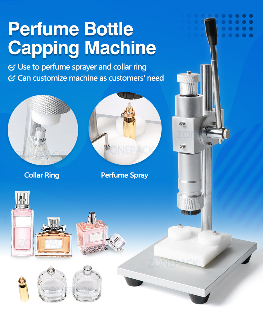 ZONESUN ZS-TYG2 Manual Perfume Crimping Machine Crimper Capper