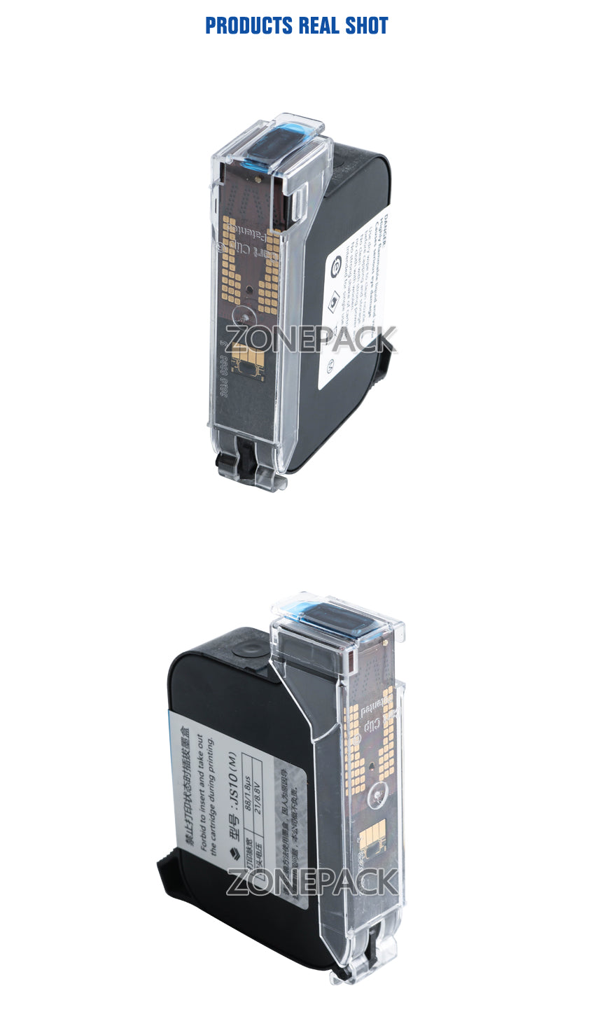 ZONEPACK Ink Box для портативного интеллектуального USB QR-кода для струйного принтера, кодирующего устройства