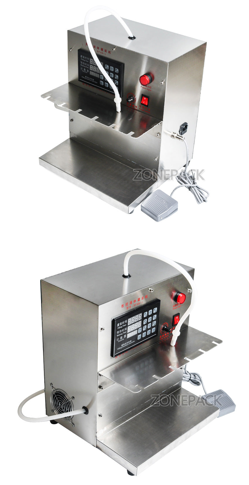 ZONEPACK DFGB Compact Precise Numerical Control Liquid Filling Machine Digital Control beverage Filling Machine