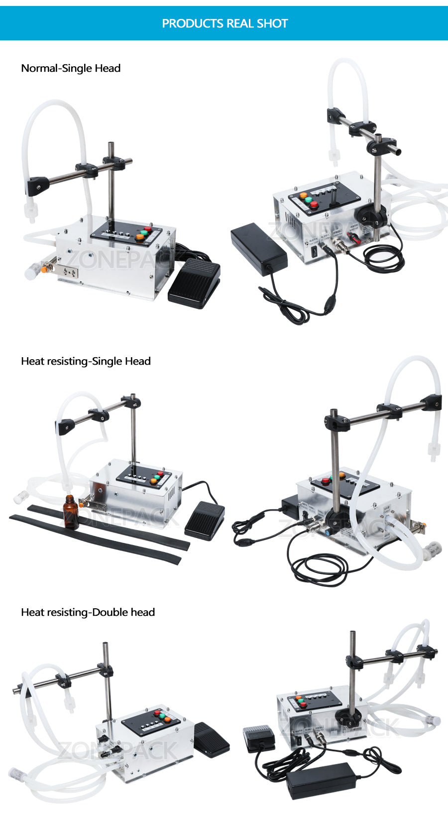 Intelligent induction liquid filling machine Small liquid high-precision heat-resistant filling machine