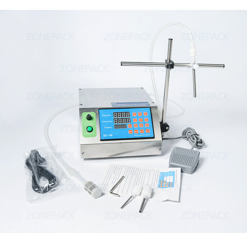 ZONEPACK Diaphragm Pump Semi-automatic Digital Control Filling machine