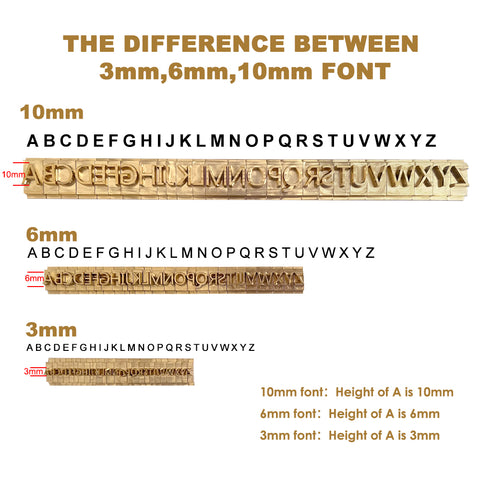 ZONESUN Letter Alphabet brass holder cropper bar 10cm 13cm long Tslot
