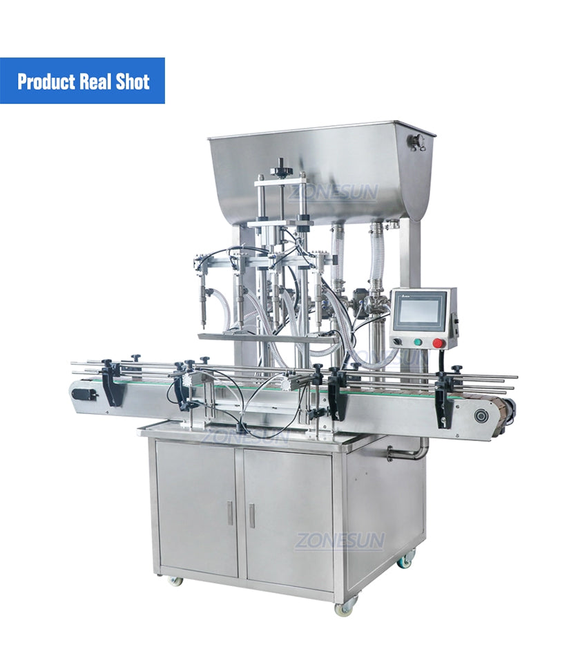 Автоматическая производственная линия ZONEPACK Машина для розлива пива в банки для напитков Arequipe Honey Paste Oil Filling Machine 