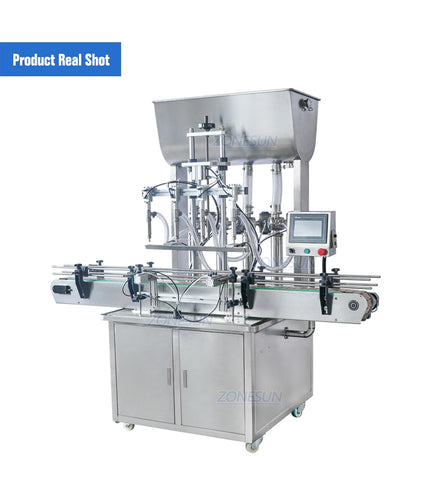 ZONEPACK Automatic Production Line Cans Beverage Beer Arequipe Honey Paste Oil Filling Machine
