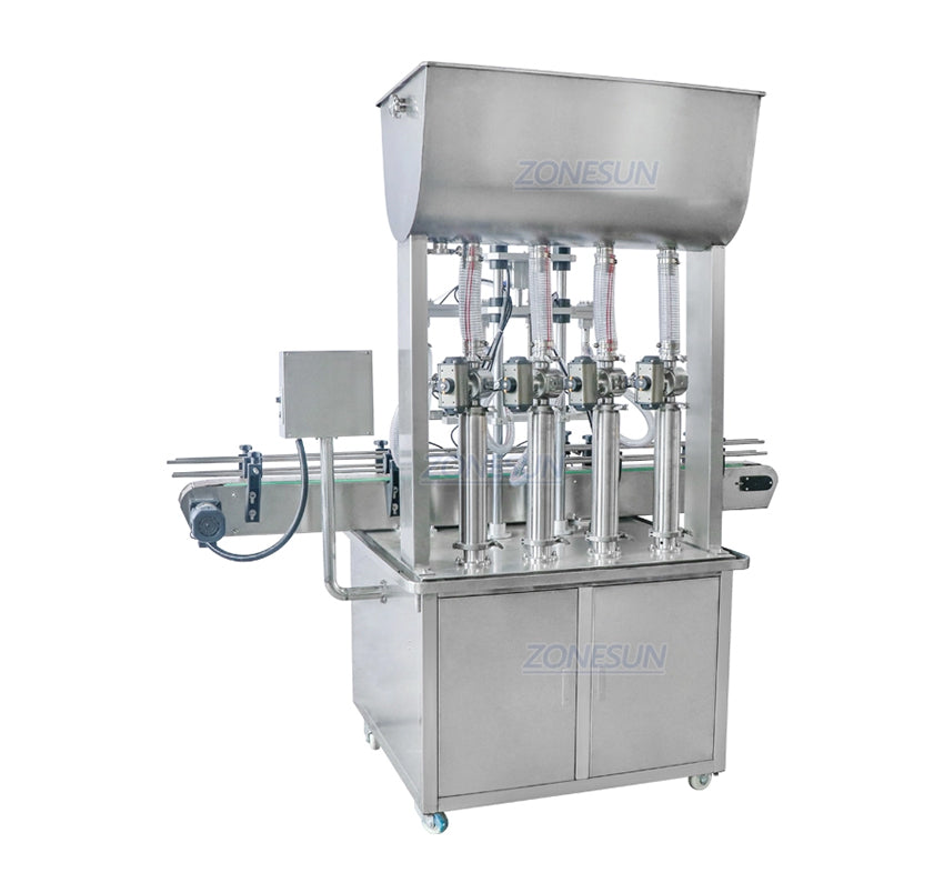 Автоматическая производственная линия ZONEPACK Машина для розлива пива в банки для напитков Arequipe Honey Paste Oil Filling Machine 