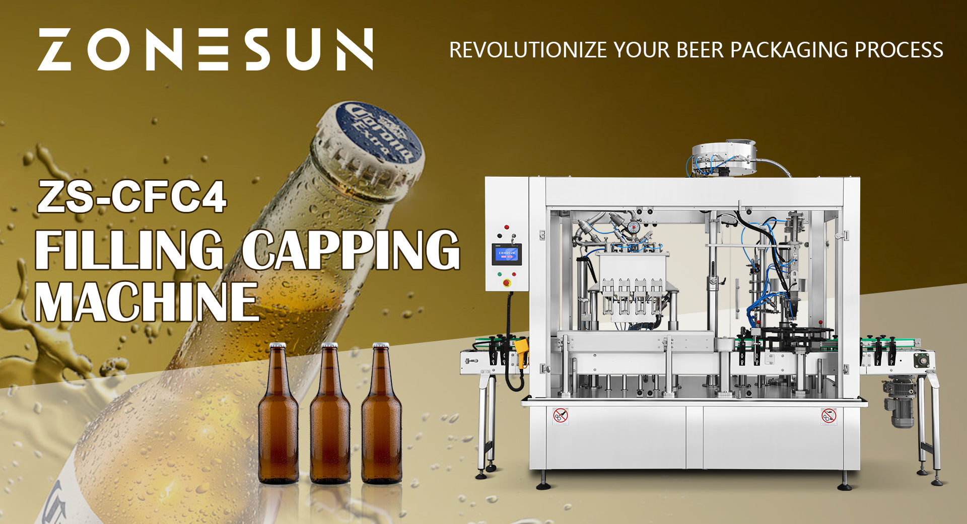 beer filling and capping machine