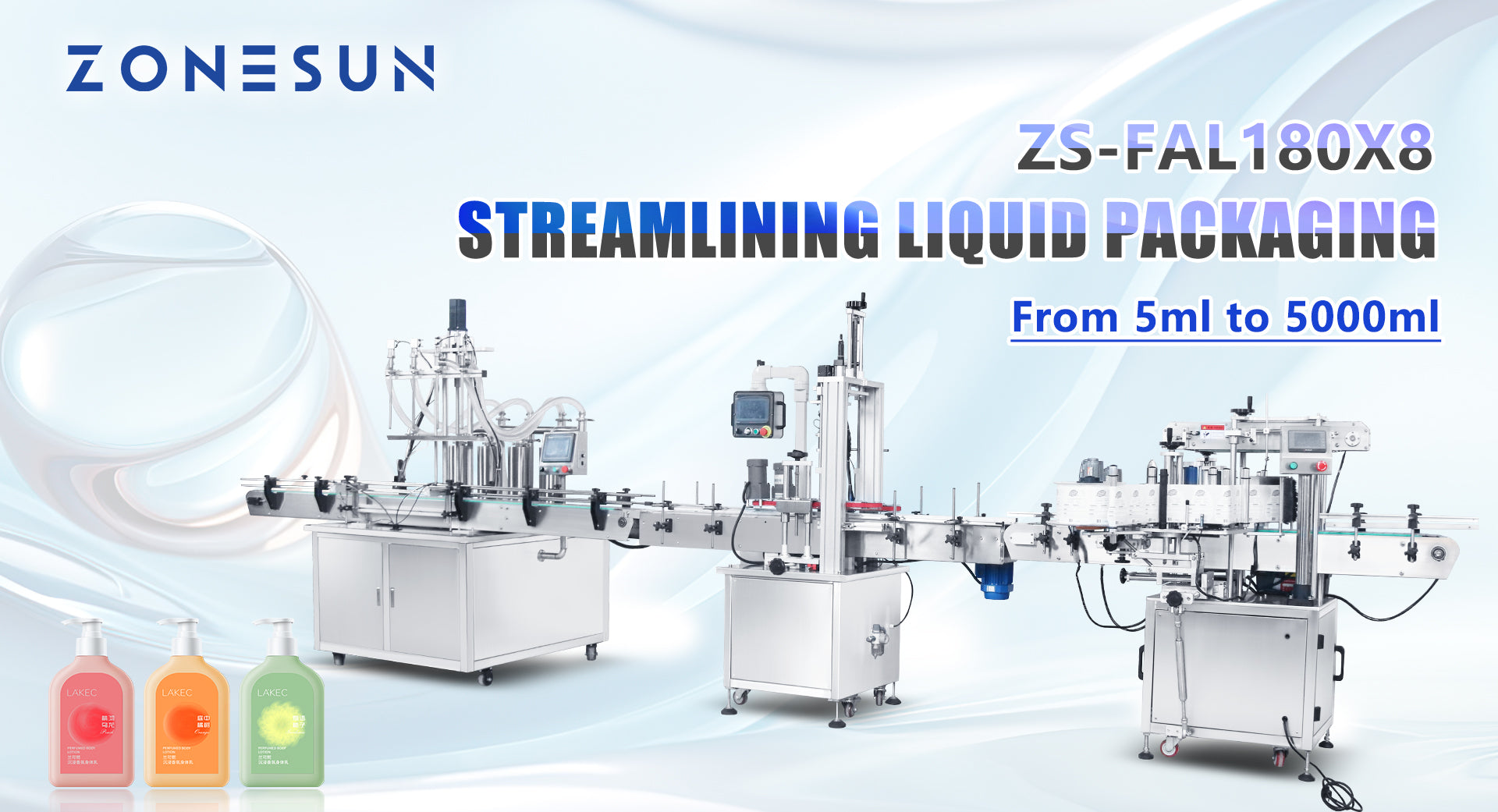 A Comprehensive Solution for Liquid Filling, Capping, and Labeling