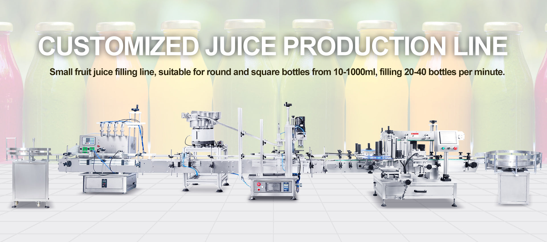 juice filling machine line