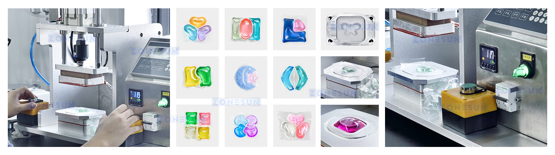 laundry detergent pods packaging machine